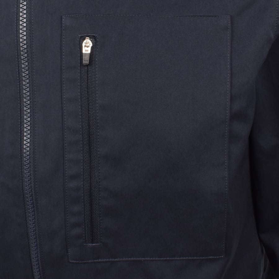 Image number 3 for Barbour International Coil Overshirt Navy