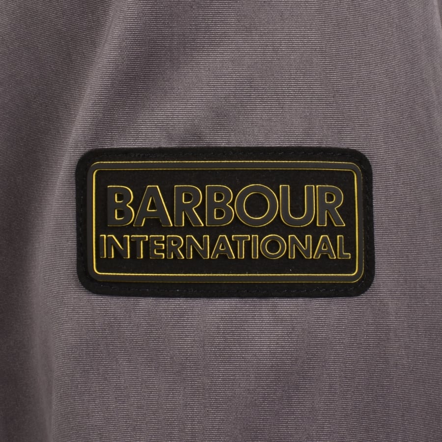 Image number 4 for Barbour International Coil Overshirt Grey