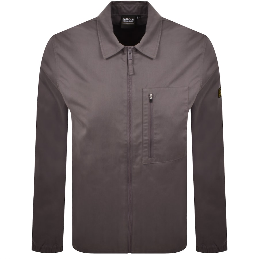 Image number 1 for Barbour International Coil Overshirt Grey