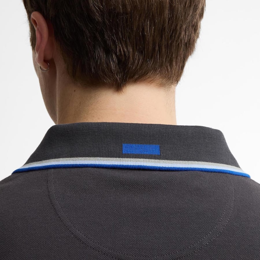 Image number 5 for Barbour X Paul Smith Lure Polo T Shirt Navy