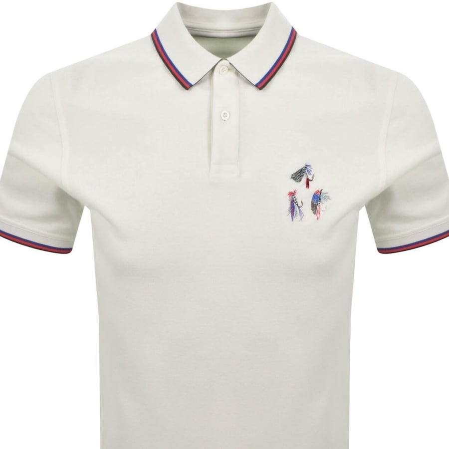 Image number 2 for Barbour X Paul Smith Lure Polo Whisper White