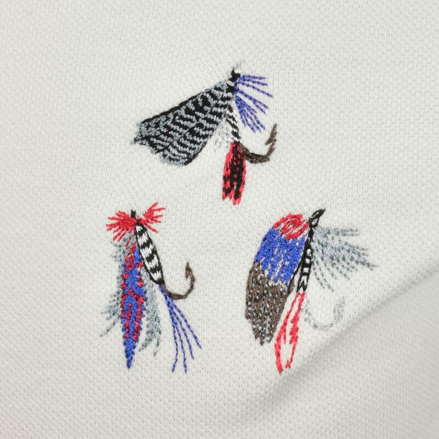 Image number 3 for Barbour X Paul Smith Lure Polo Whisper White