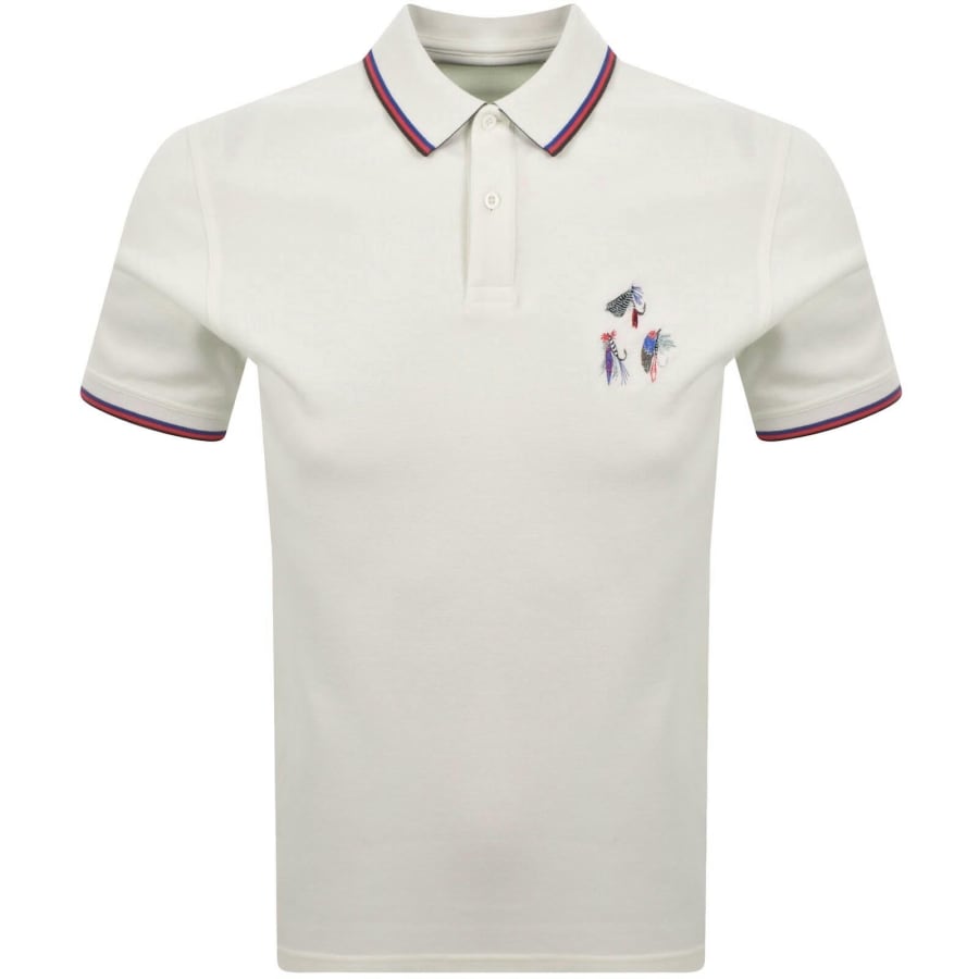 Image number 1 for Barbour X Paul Smith Lure Polo Whisper White