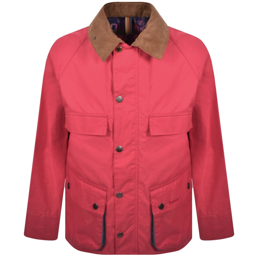 Image number 1 for Barbour X Paul Smith Sugarlump Bedale Jacket Red