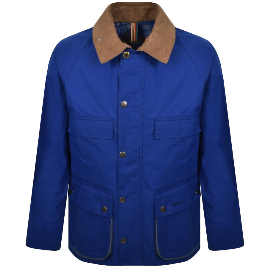 Image number 1 for Barbour X Paul Smith Sugarlump Bedale Jacket Blue