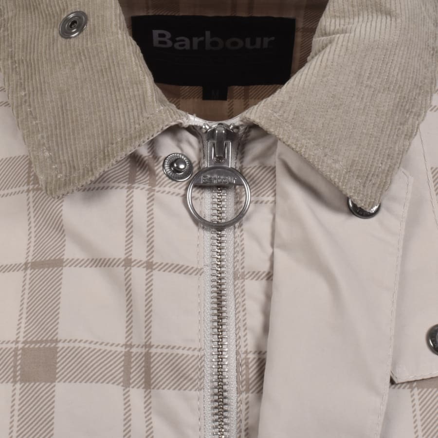 Image number 5 for Barbour Festival Modified Bedale Jacket Grey