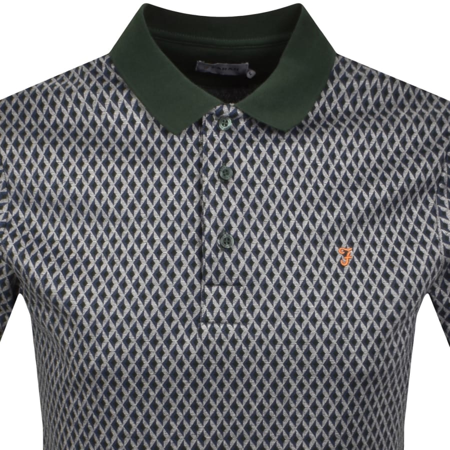 Image number 2 for Farah Whitston Polo T Shirt Green