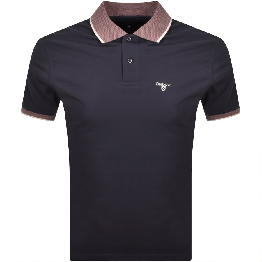 Image number 1 for Barbour Cornsay Polo T Shirt Washed Navy