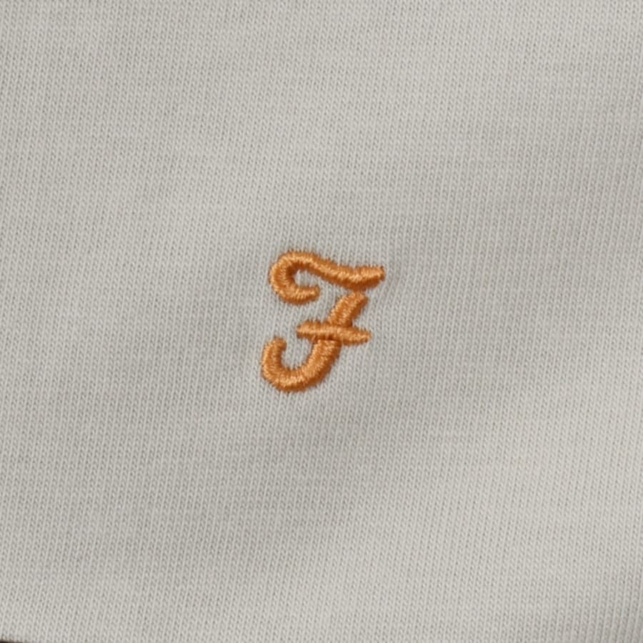 Image number 3 for Farah Swanside Panel Polo T Shirt Navy