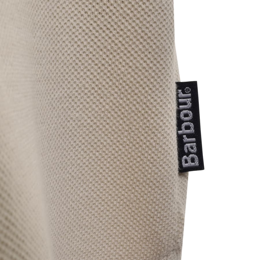 Image number 4 for Barbour Reston Tartan Trim Polo Mist Beige