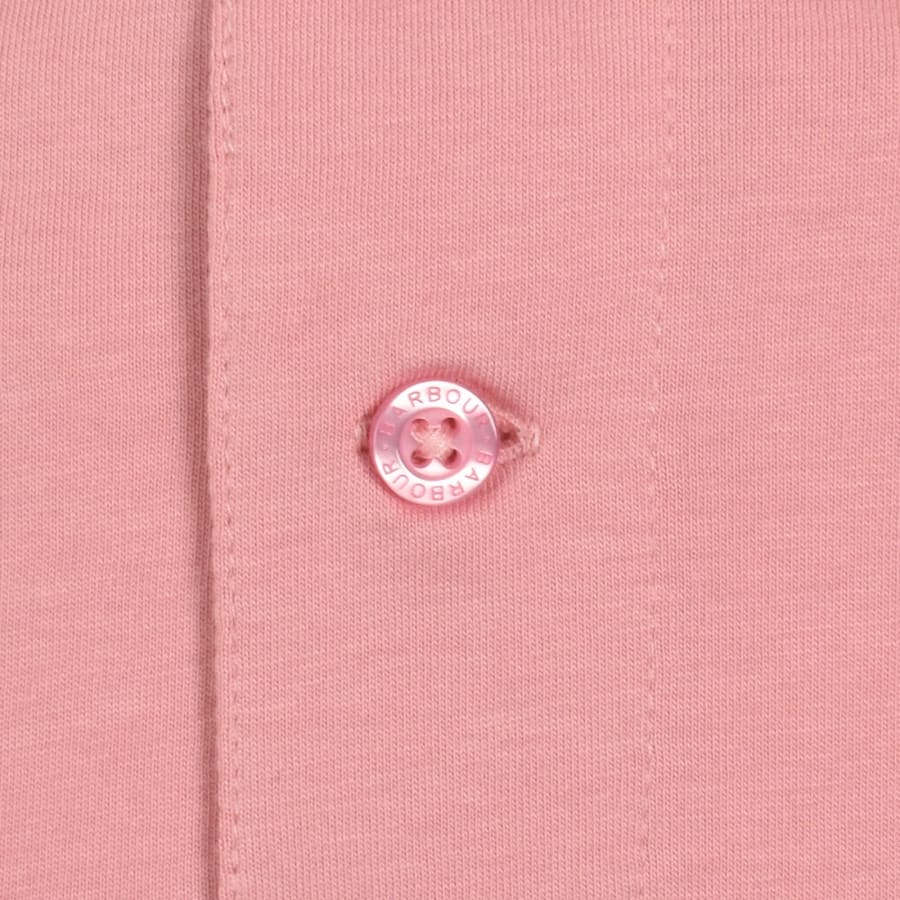 Image number 4 for Barbour Cornsay Polo T Shirt Mineral Pink