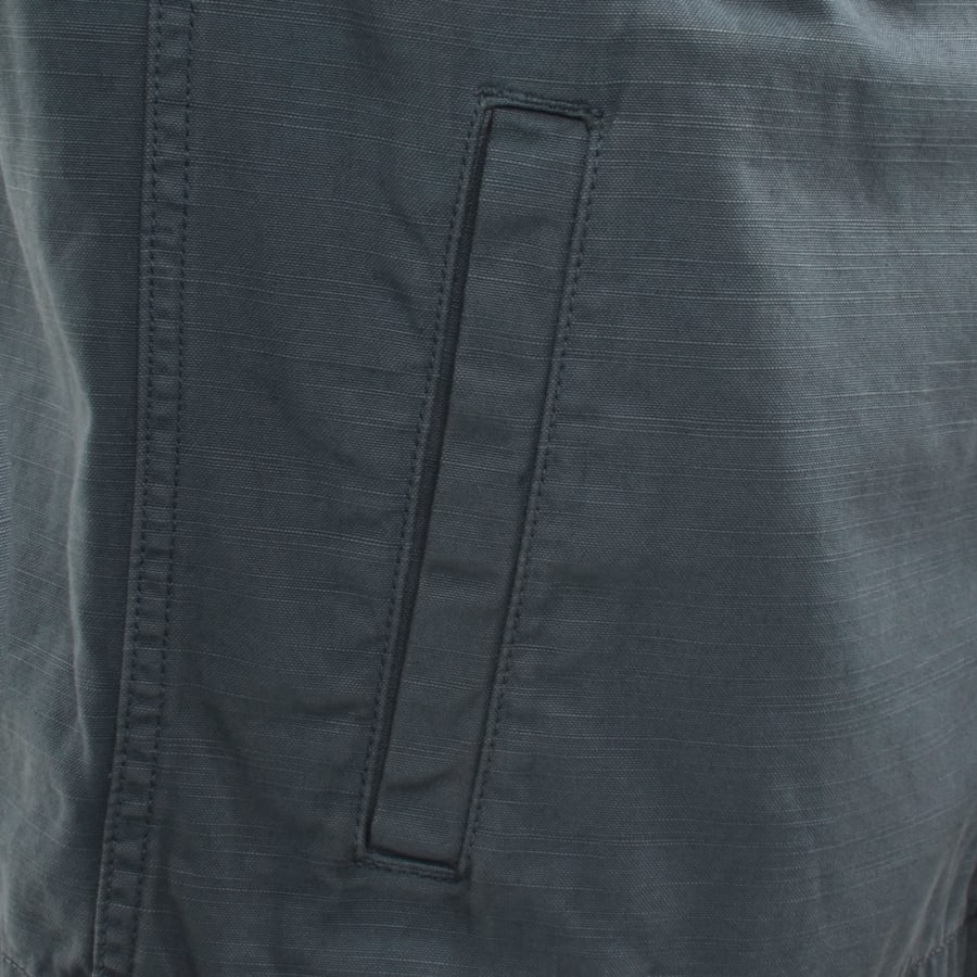 Image number 5 for Barbour Draftmen Overshirt Dusk Blue