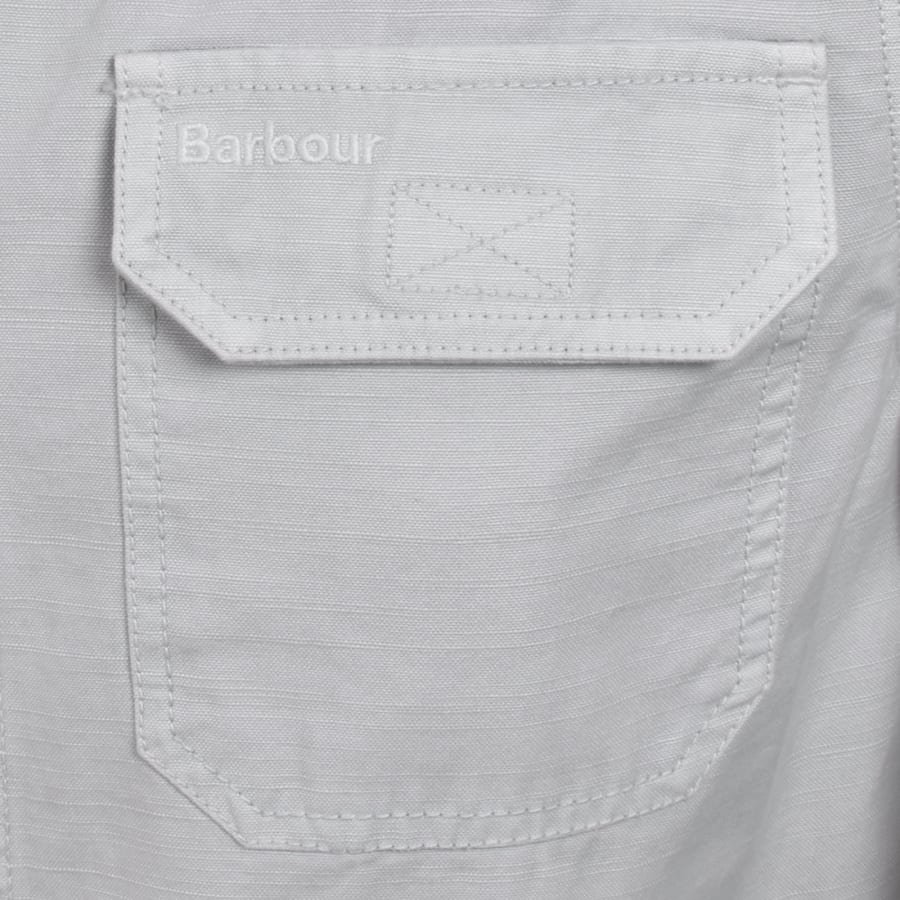 Image number 3 for Barbour Draftmen Overshirt Blue