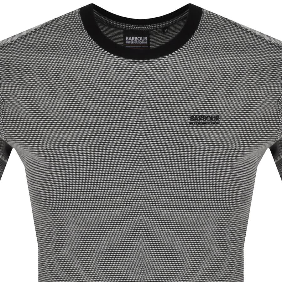 Image number 2 for Barbour International Halls Textured T Shirt Black
