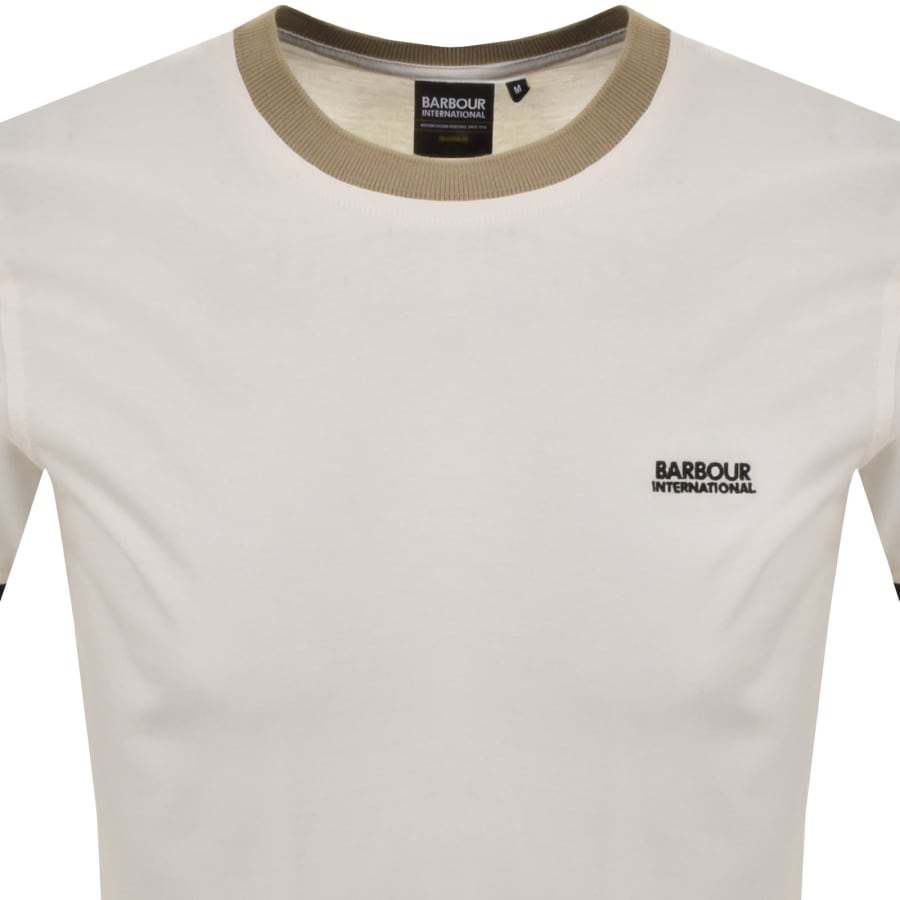 Image number 2 for Barbour International Howall T Shirt Cream