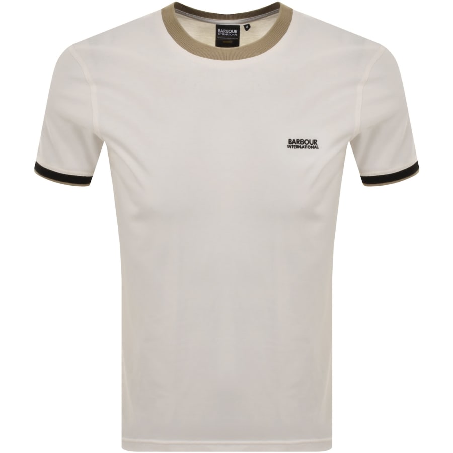 Image number 1 for Barbour International Howall T Shirt Cream