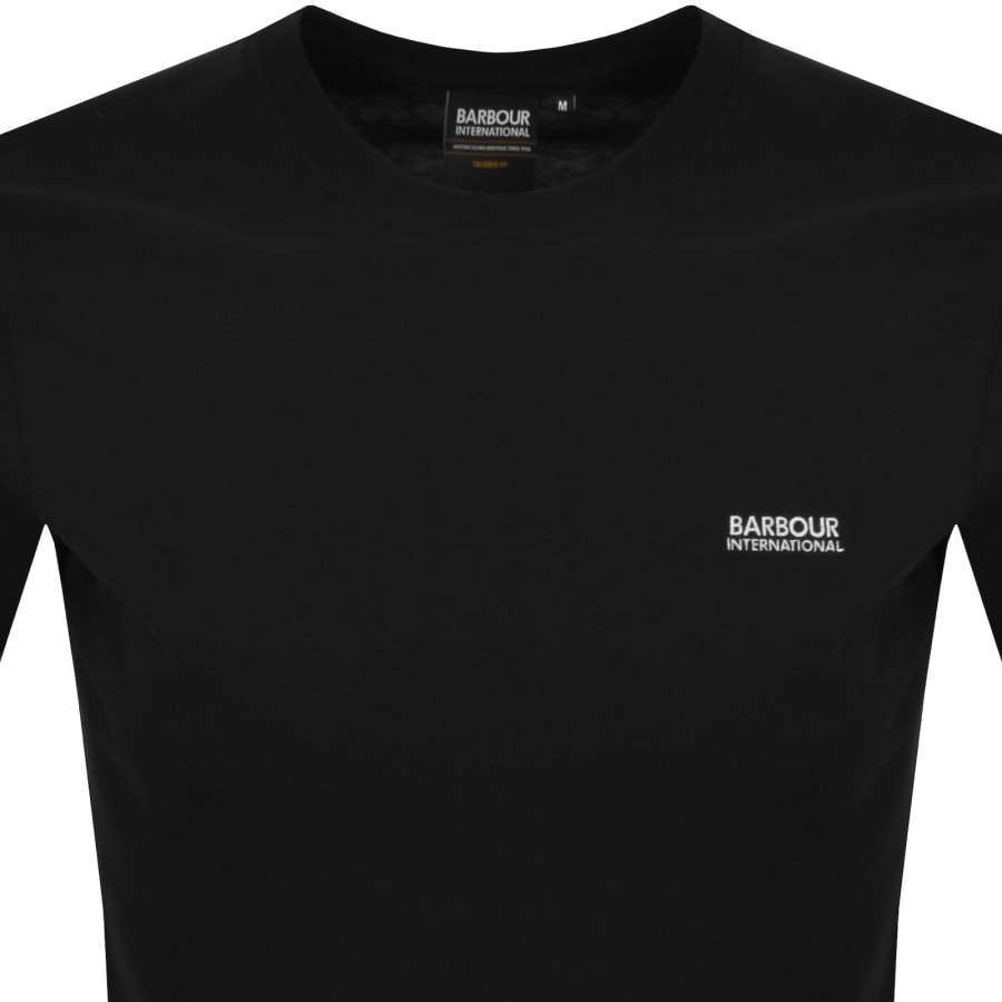 Image number 2 for Barbour International Burnwood Tipped TShirt Black