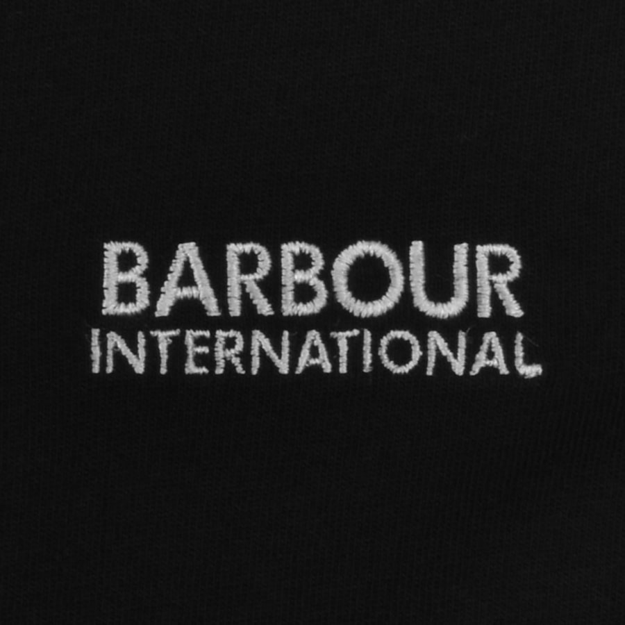Image number 3 for Barbour International Burnwood Tipped TShirt Black