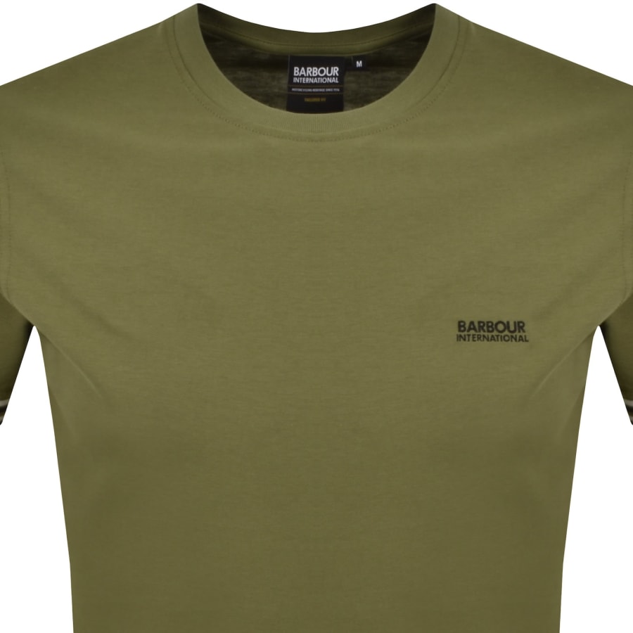 Image number 2 for Barbour International Burnwood Tipped TShirt Green