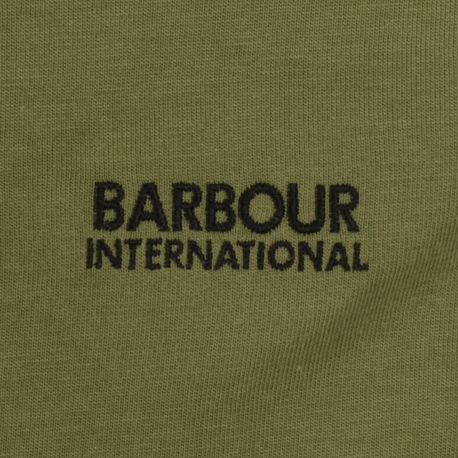 Image number 3 for Barbour International Burnwood Tipped TShirt Green