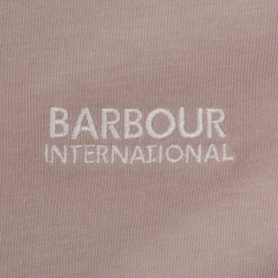 Image number 3 for Barbour International Burnwood Tipped T Shirt Pink