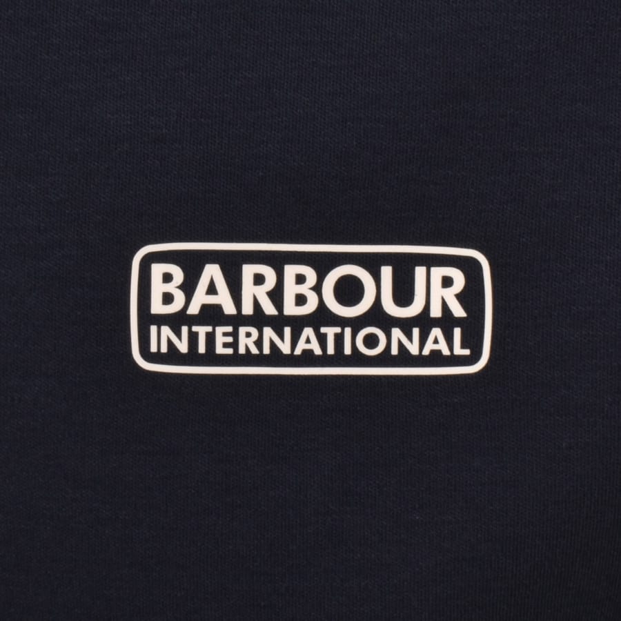 Image number 3 for Barbour International Panter Interlock Polo Navy