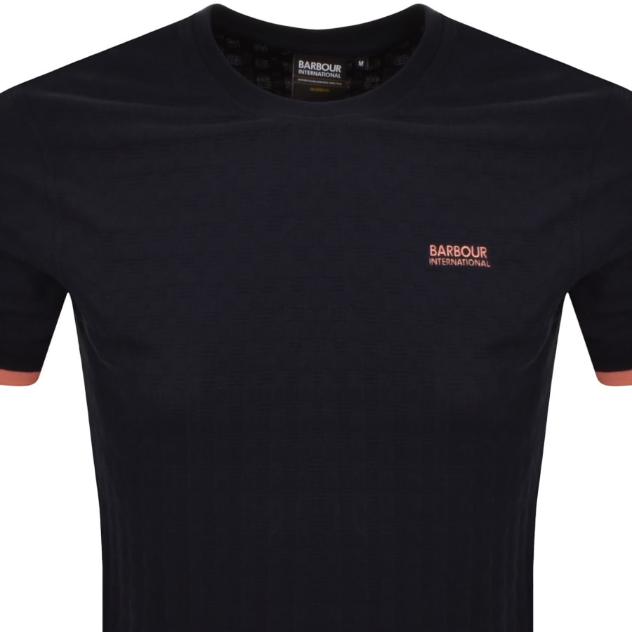 Image number 2 for Barbour International Langston T Shirt Navy