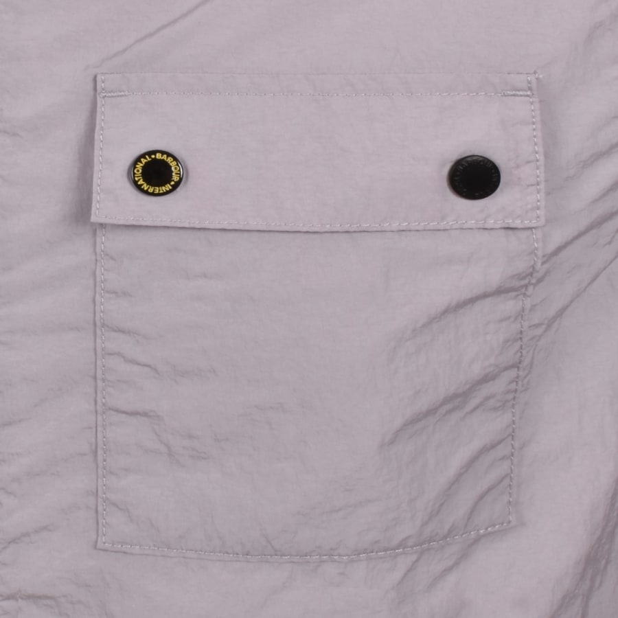 Image number 4 for Barbour International Inline Overshirt Purple