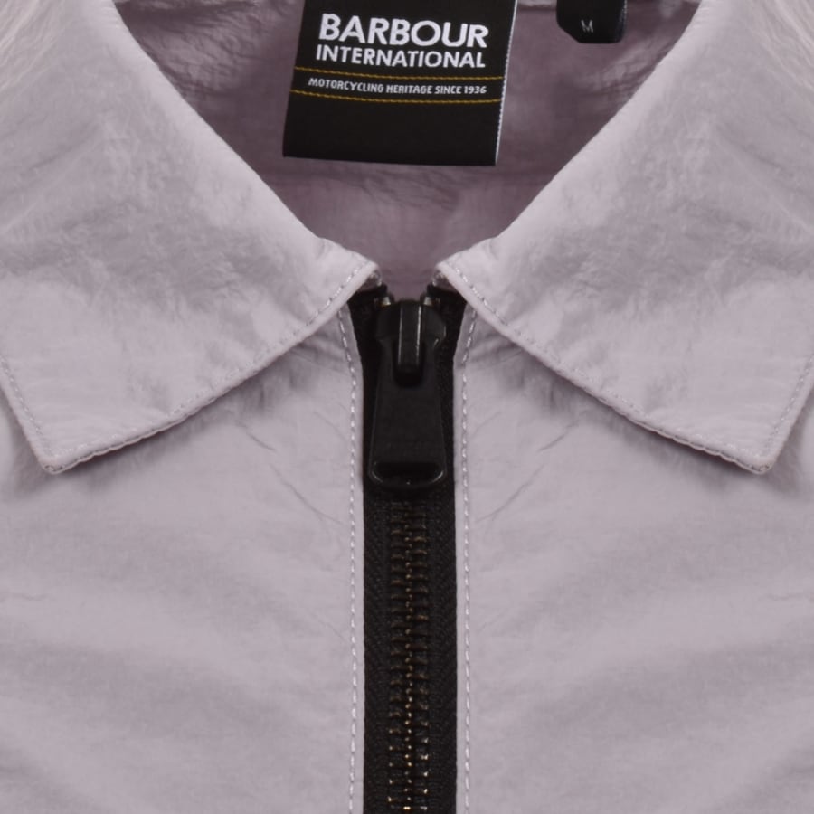 Image number 5 for Barbour International Inline Overshirt Purple