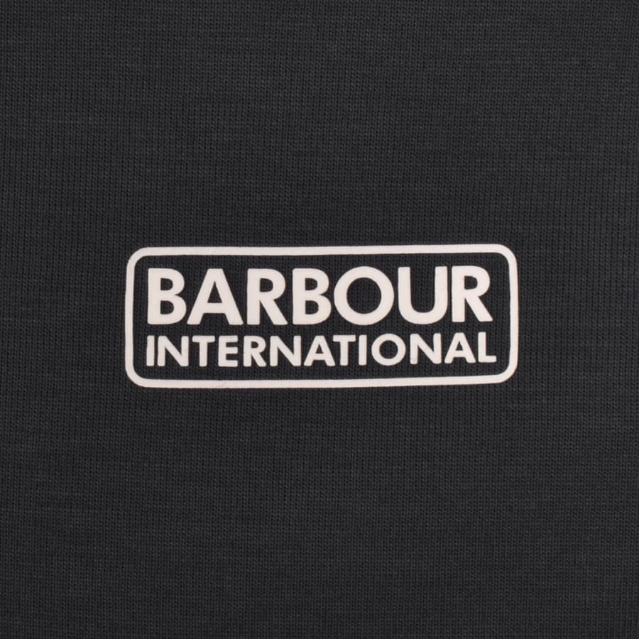 Image number 3 for Barbour International Half Zip Sweatshirt Grey