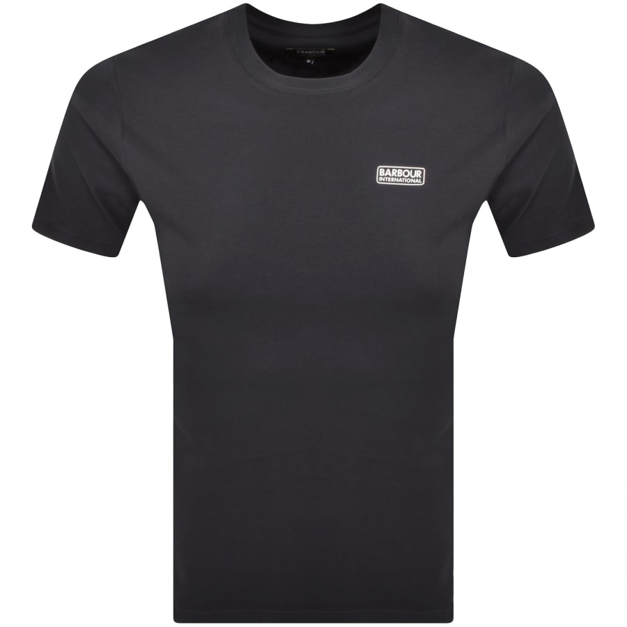 Image number 1 for Barbour International Small Logo T Shirt Grey