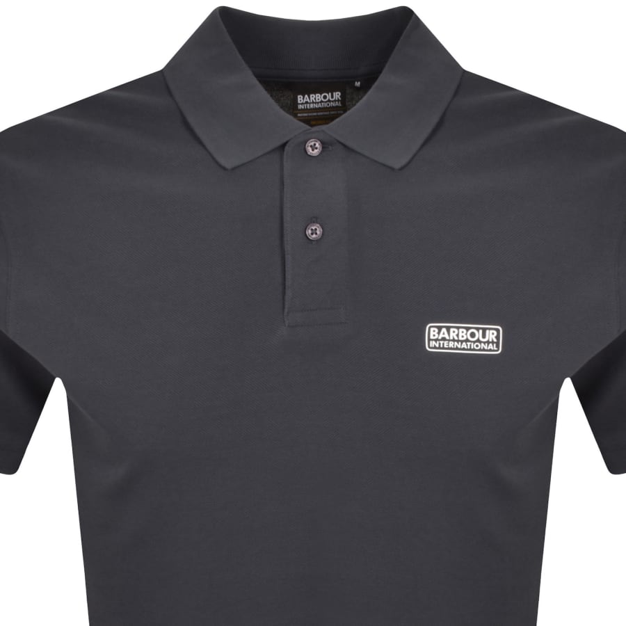 Image number 2 for Barbour International Essential Polo T Shirt Grey