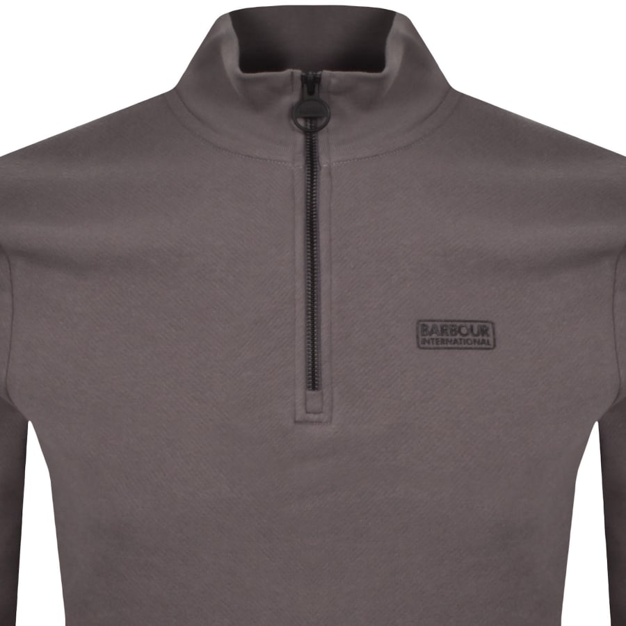 Image number 2 for Barbour International Essential Sweatshirt Grey