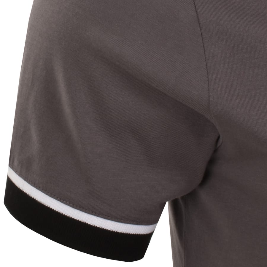 Image number 4 for Barbour International Deep Cuff T Shirt Grey