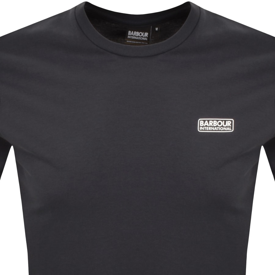 Image number 2 for Barbour International Deep Cuff T Shirt Grey