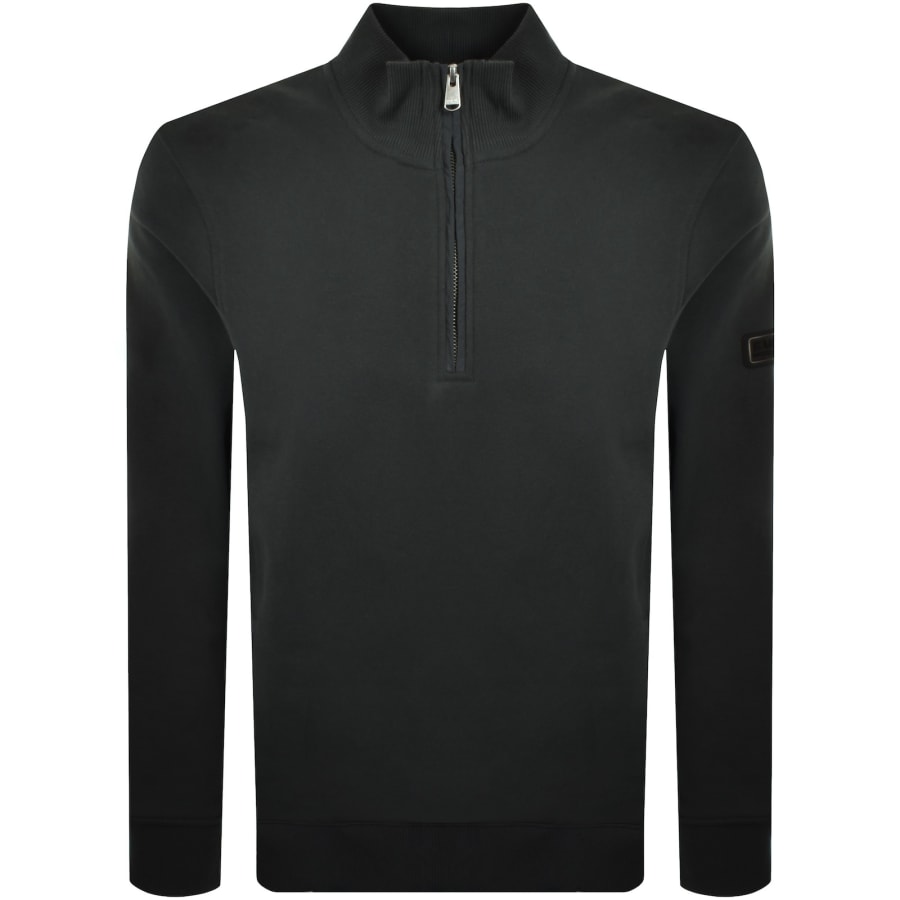 Image number 2 for Barbour International Ehan Zip Sweatshirt Green