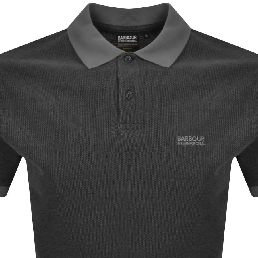 Image number 2 for Barbour International Cowley Polo T Shirt Black