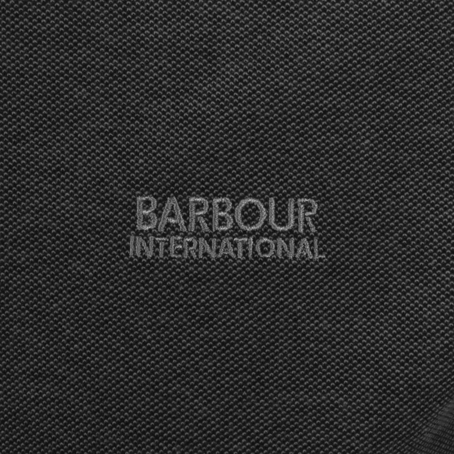 Image number 3 for Barbour International Cowley Polo T Shirt Black