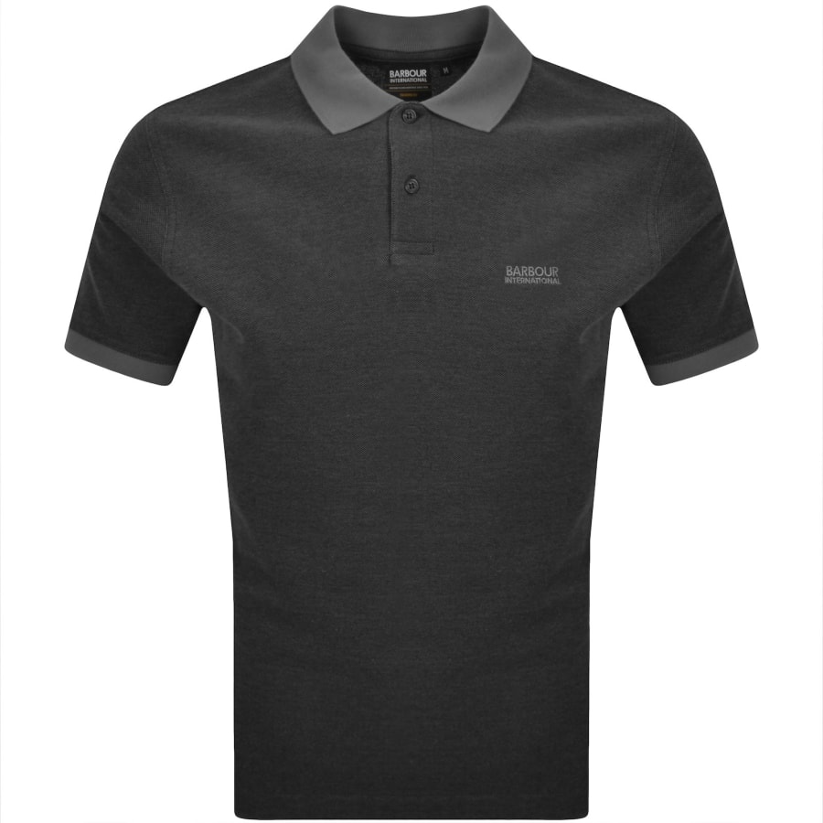 Image number 1 for Barbour International Cowley Polo T Shirt Black