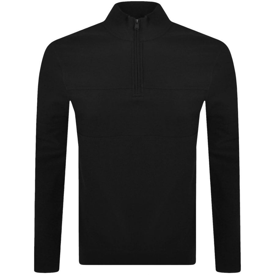 Image number 2 for Barbour International Kaspain Zip Sweatshirt Black