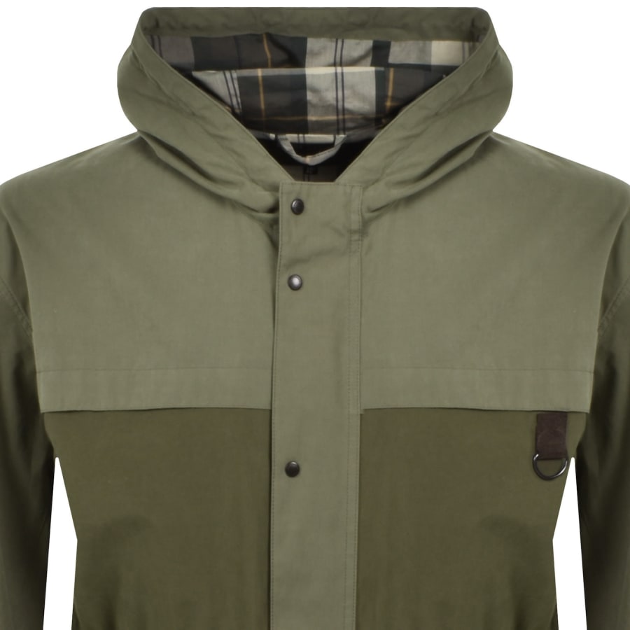 Image number 2 for Barbour Icons Durham Casual Jacket Green