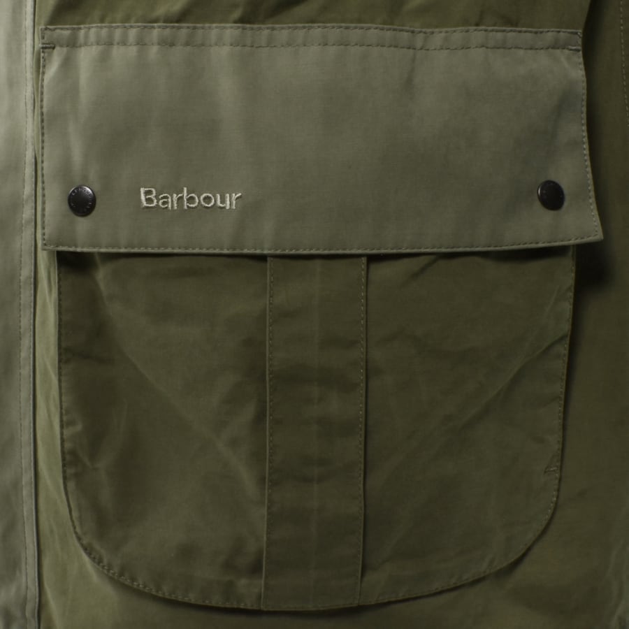Image number 3 for Barbour Icons Durham Casual Jacket Green