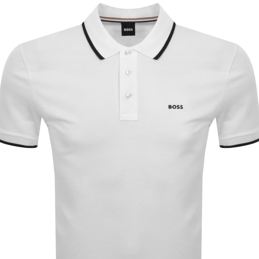 Image number 2 for BOSS Parlay 190 Polo T Shirt White