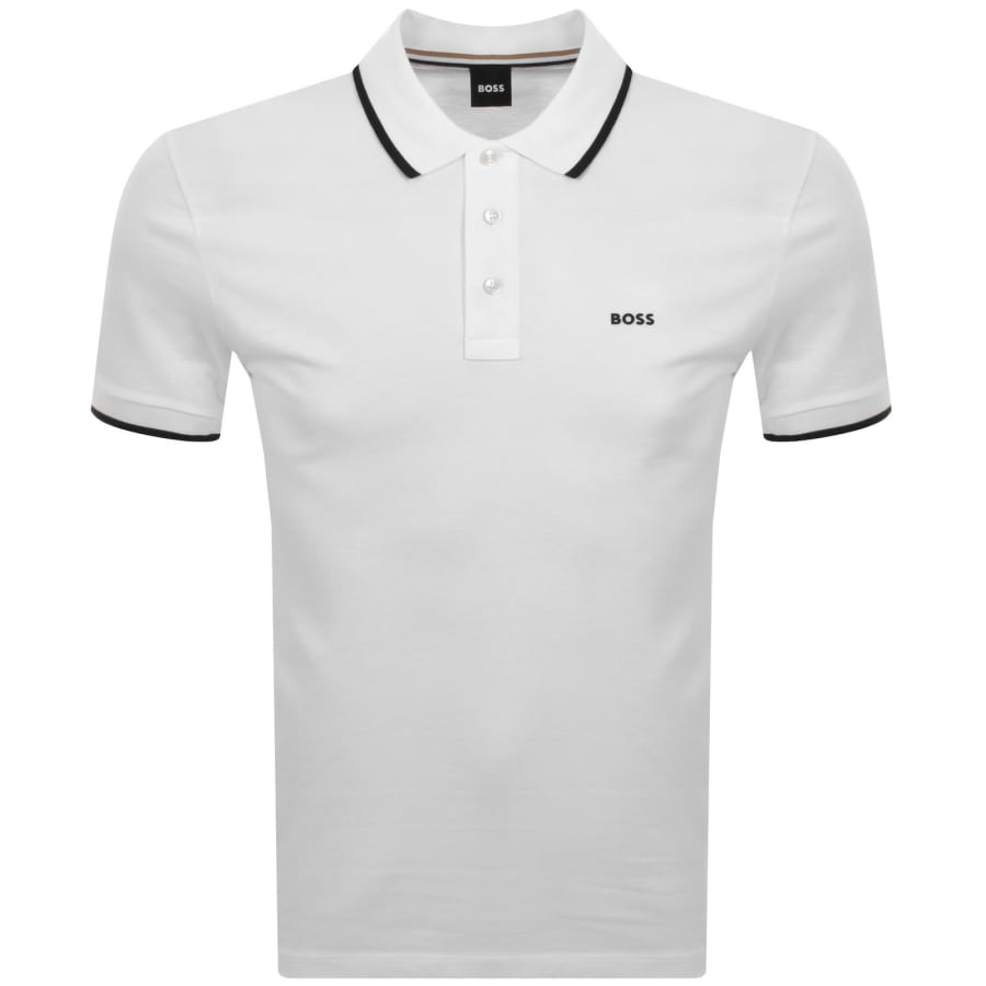 Image number 1 for BOSS Parlay 190 Polo T Shirt White