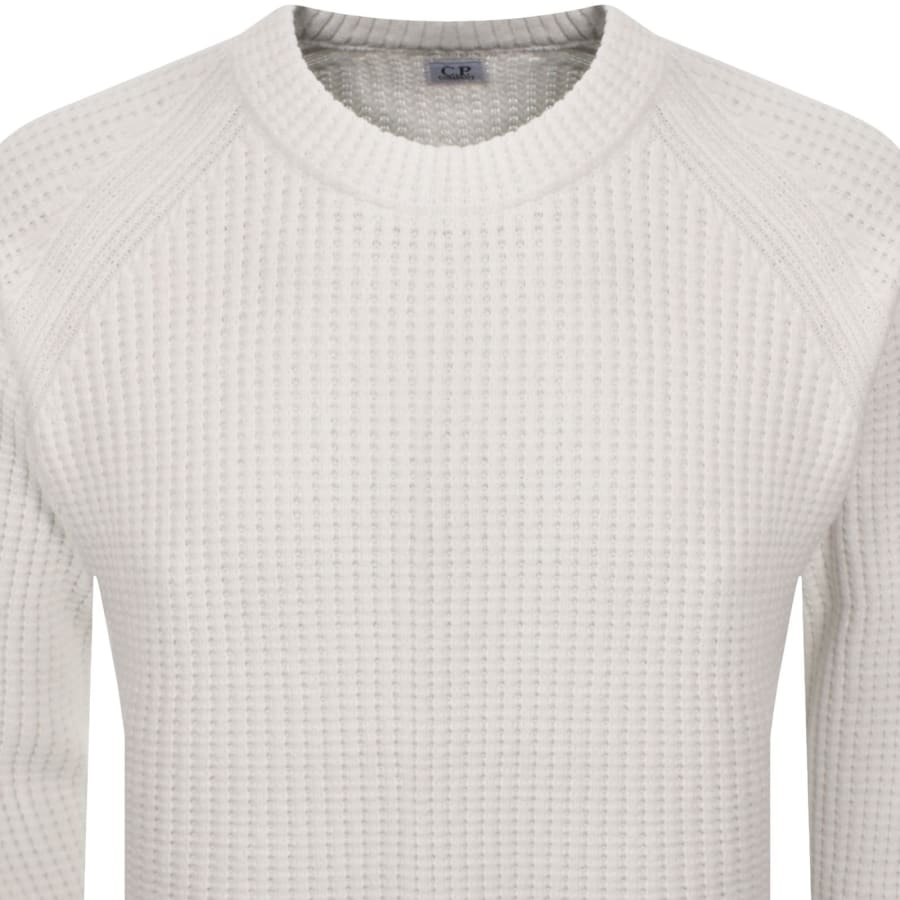 Image number 3 for CP Company Knit Jumper White