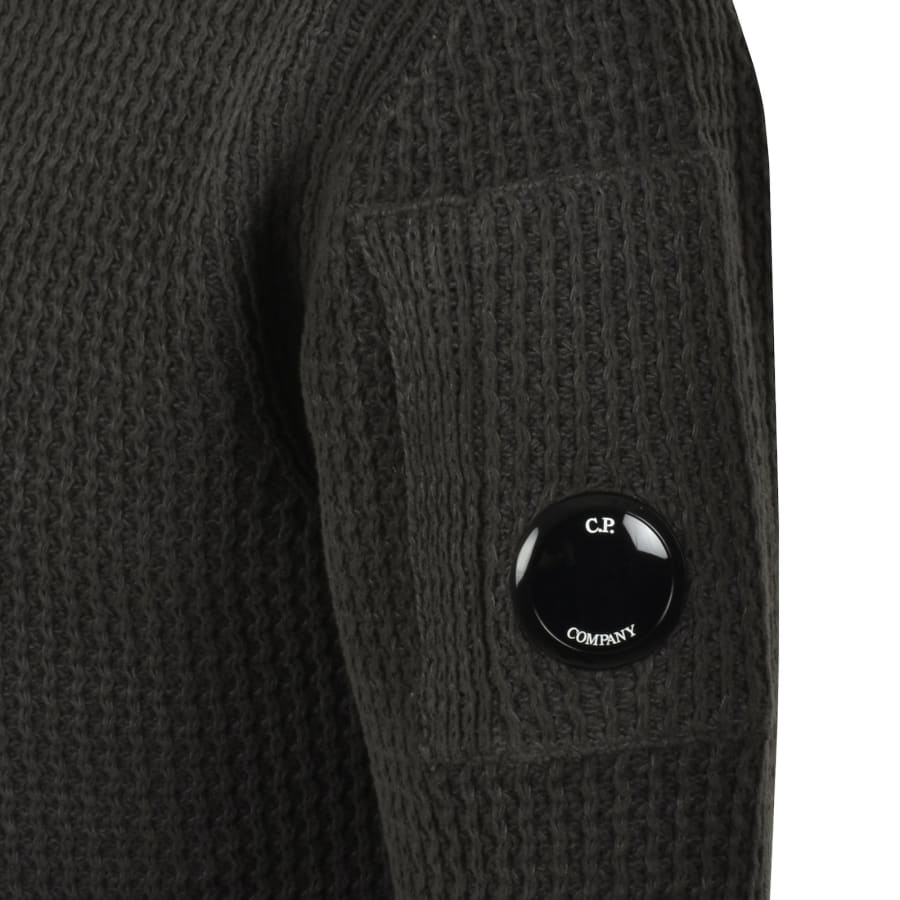 Image number 4 for CP Company Knit Cardigan Grey