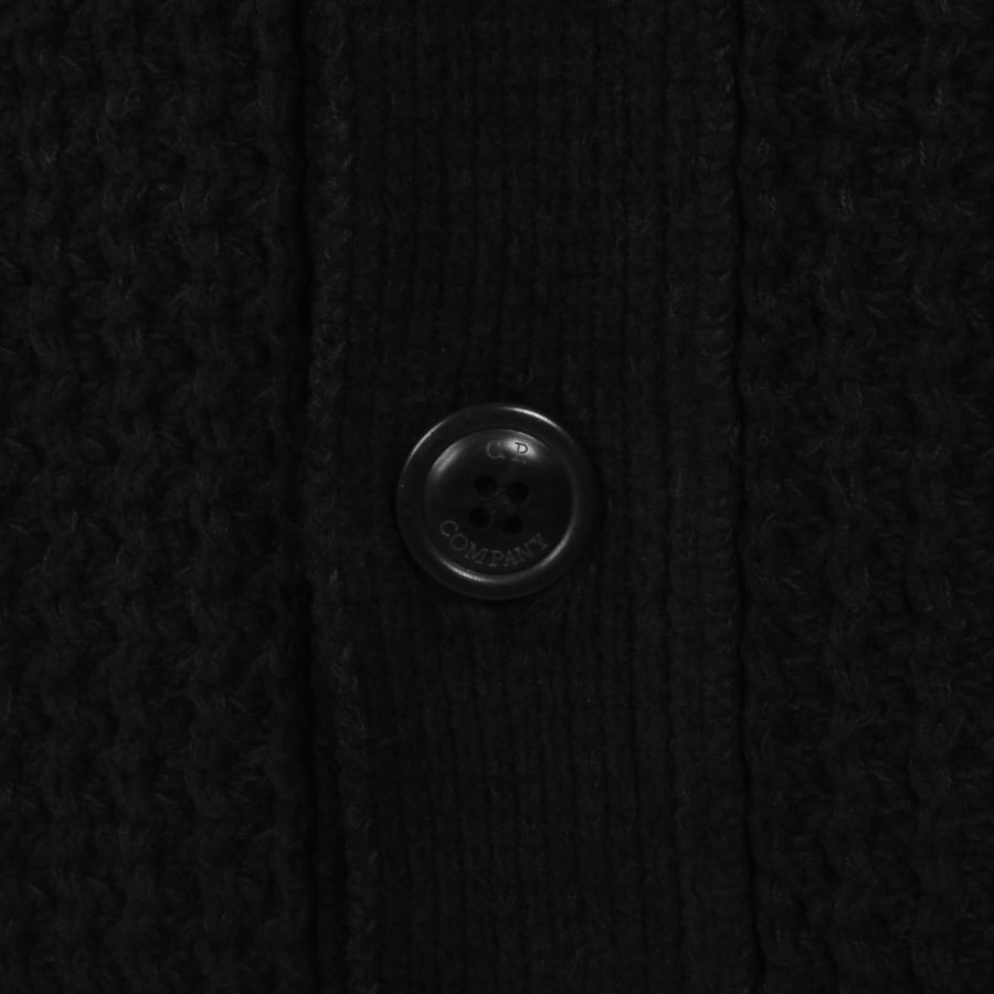 Image number 5 for CP Company Knit Cardigan Black