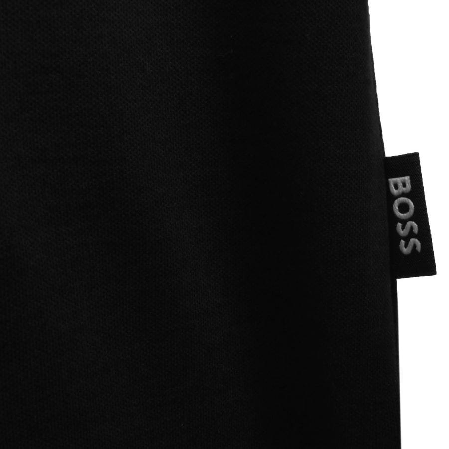 Image number 3 for BOSS H Pleins Slim Fit Polo T Shirt Black