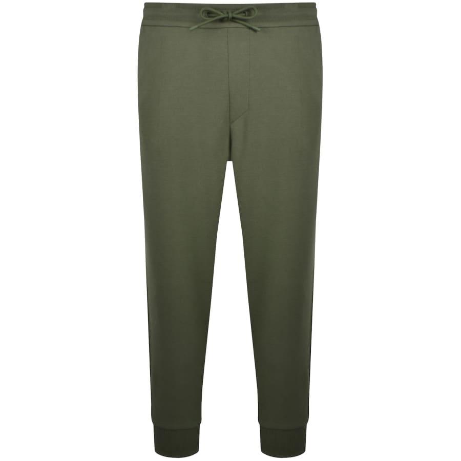 Image number 3 for BOSS Contrast Piping Tracksuit Set Green