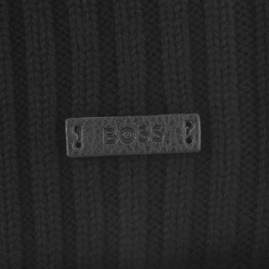 Image number 3 for BOSS Fati Wool Beanie Black